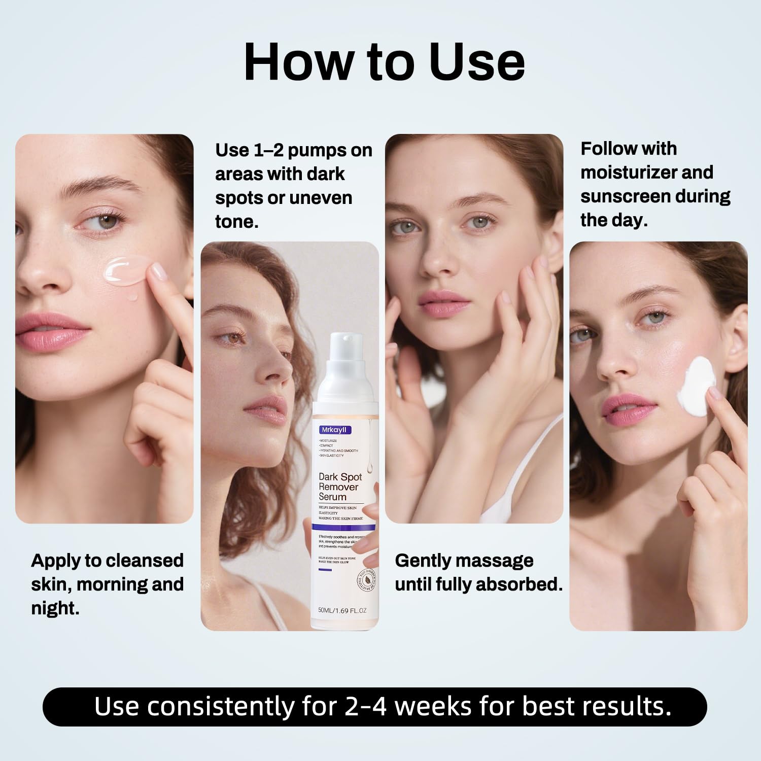 Mrkayll Dark Spot Remover for Face – Fade Sun Spots & Melasma