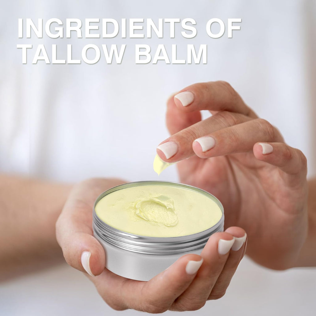 MROUVIK Beef Tallow Balm – Grass-Fed Skin Moisturizer (2.5oz)