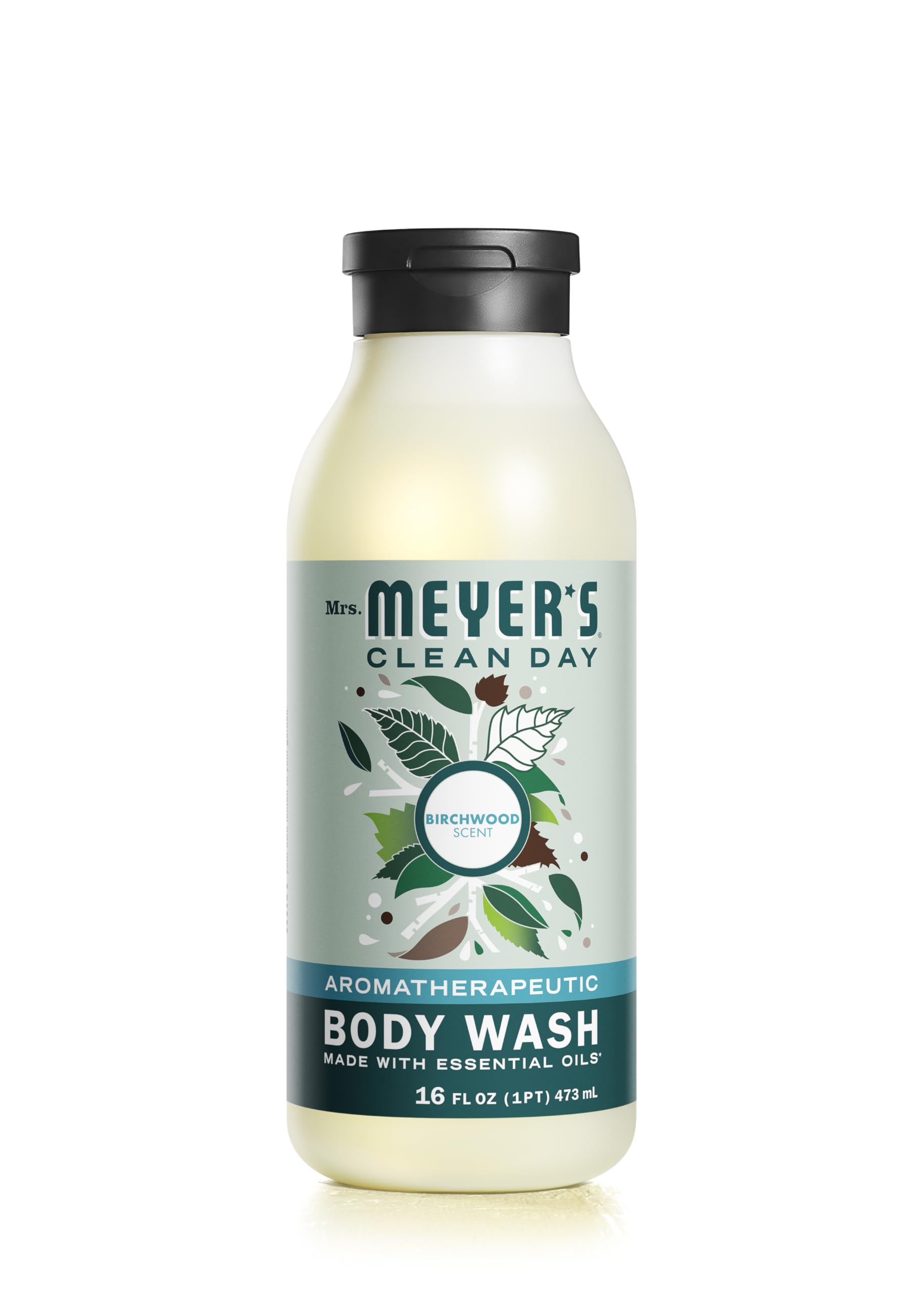 Mrs. Meyer's Birch Wood Body Wash – 16 oz | Moisturizing Clean Day