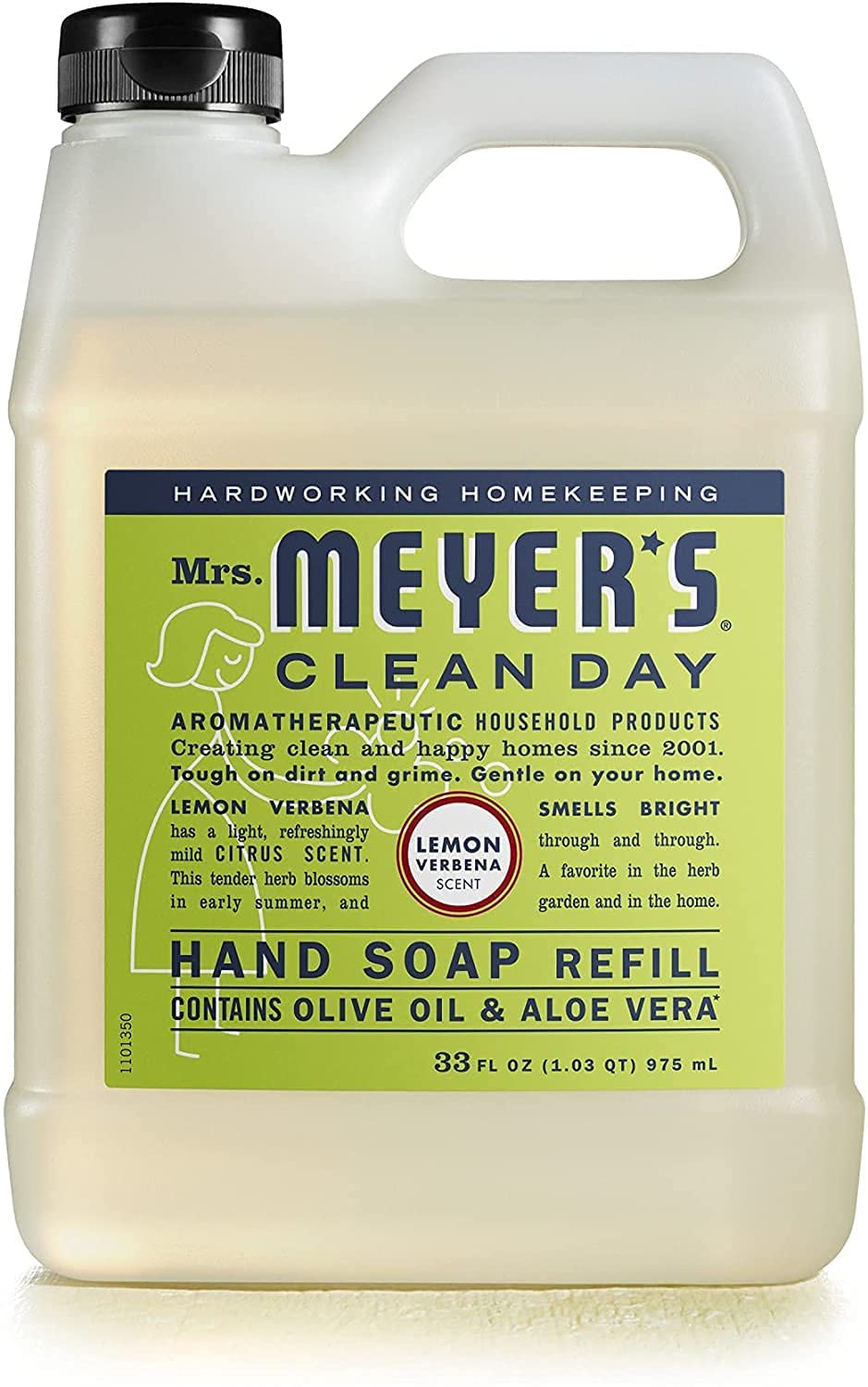 Mrs. Meyer's Clean Day Hand Soap Refill Variety Pack – Basil & Lemon Verbena (2 CT)