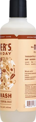 Mrs. Meyer’s Clean Day Moisturizing Body Wash – Oat Blossom Scent, 16 oz