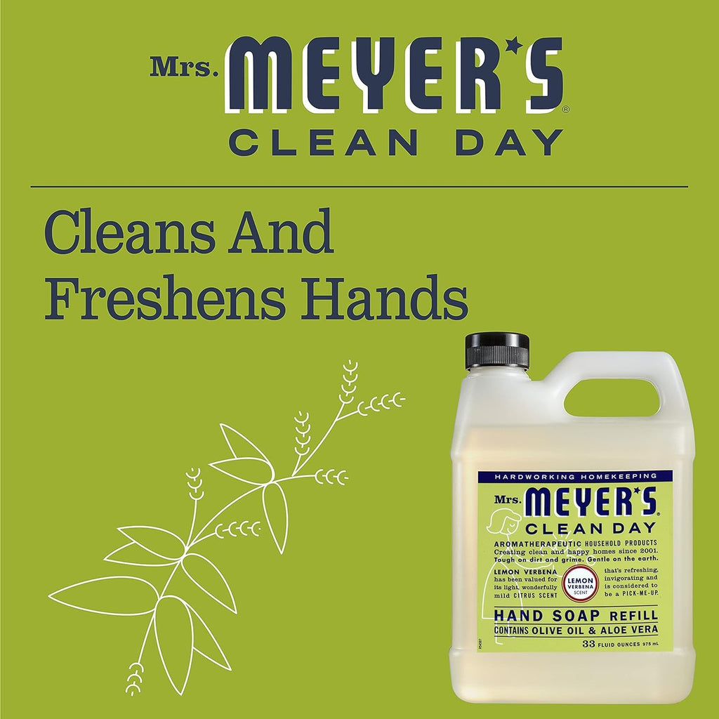 Mrs. Meyer's Clean Day Hand Soap Refill 2 CT – Lemon Verbena & Rain Water