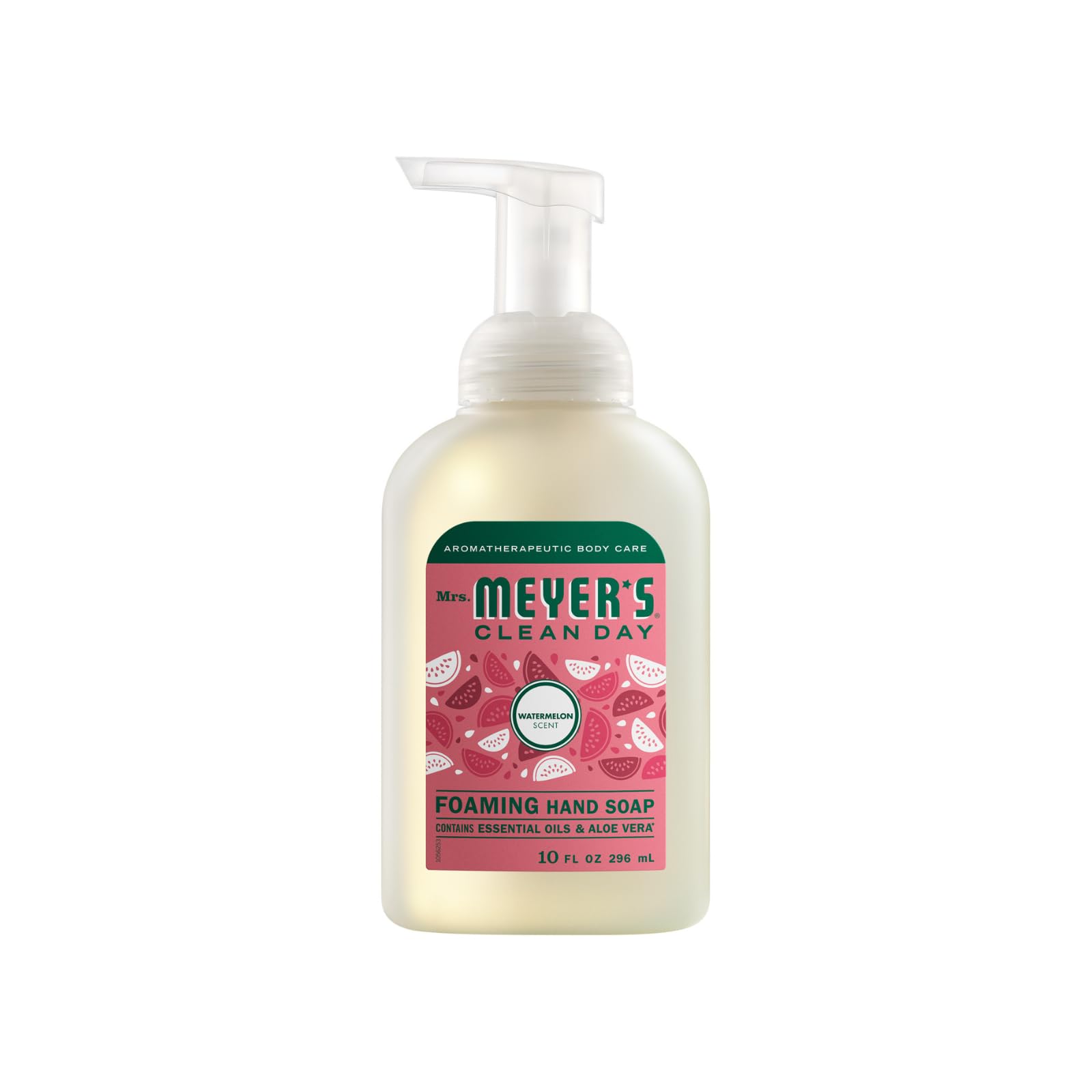 Mrs. Meyer's Clean Day Foaming Hand Soap 4-Scent Variety Pack – Rain Water, Lavender, Lemon Verbena, Watermelon (10 oz each)
