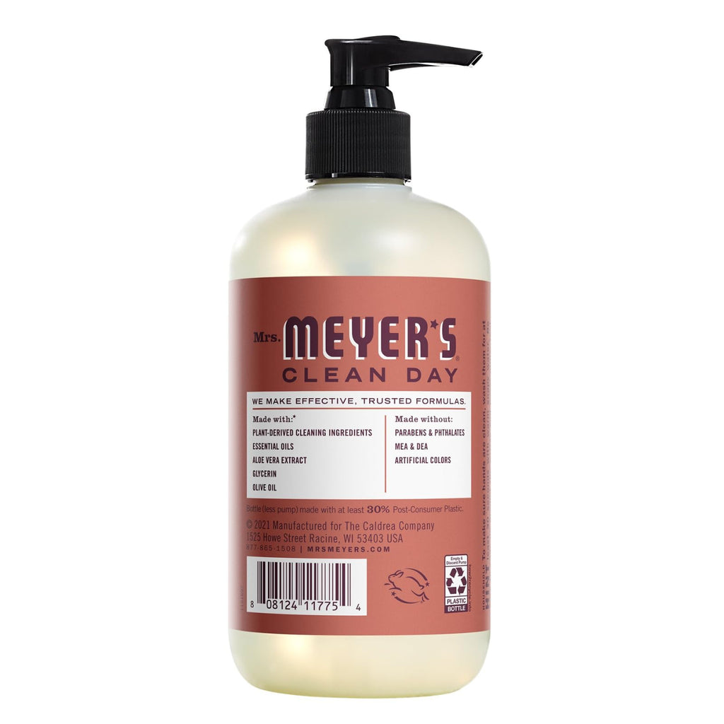 Mrs. Meyer's Clean Day Variety Bundle – Hand Soap 12.5 oz & Dish Soap 16 oz (Fall Leaves)