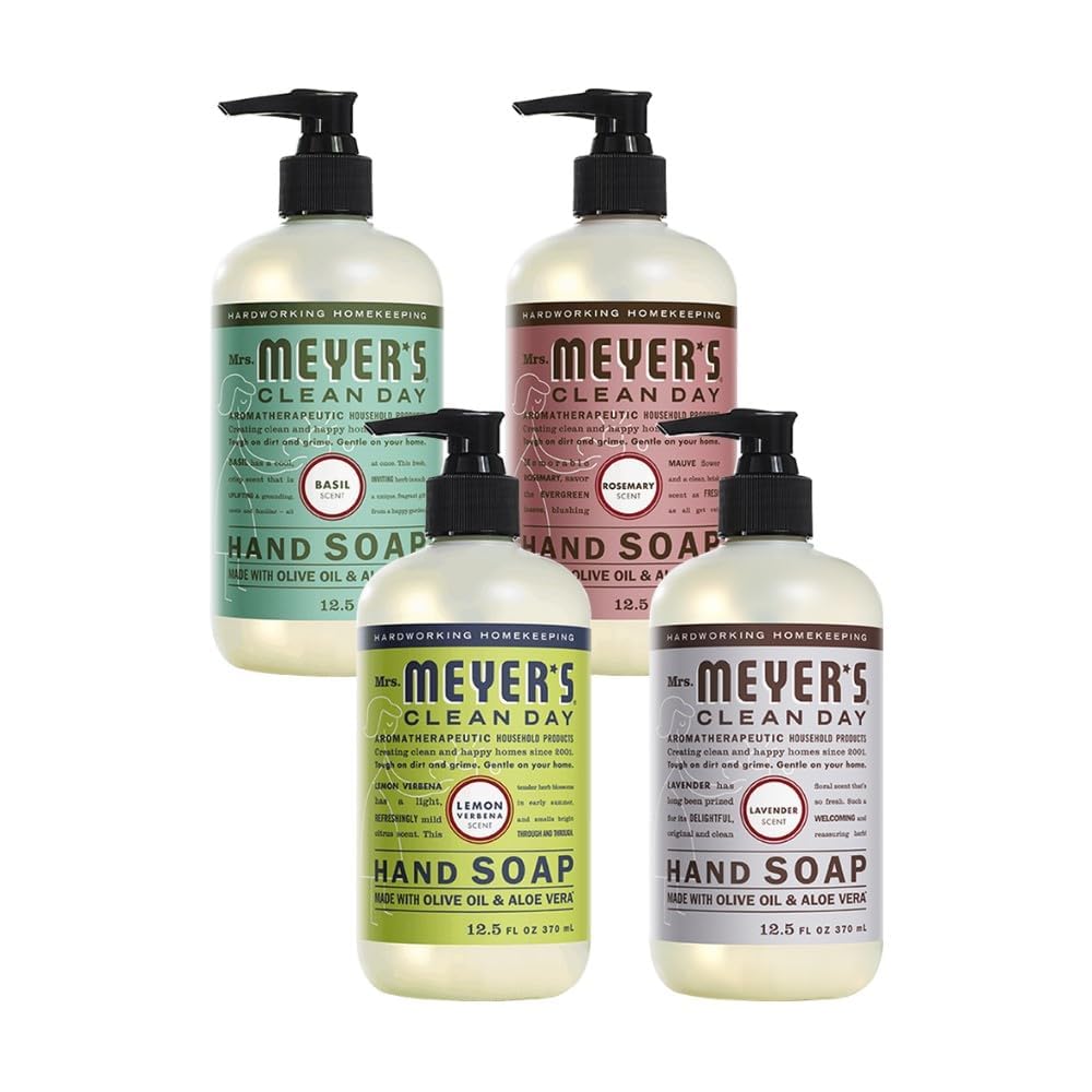 Mrs. Meyer's Clean Day Hand Soap Bundle – Lavender Lemon Verbena & Rainwater Oat Blossom