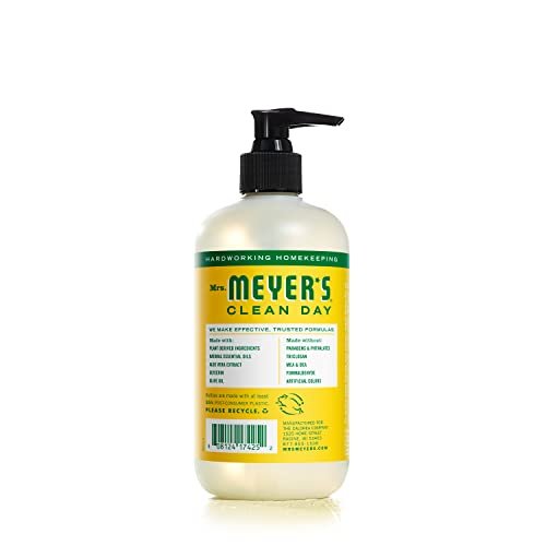 Mrs. Meyer's Clean Day Hand Soap with Essential Oils – Honeysuckle, Biodegradable, 12.5 oz (Pack of 3)