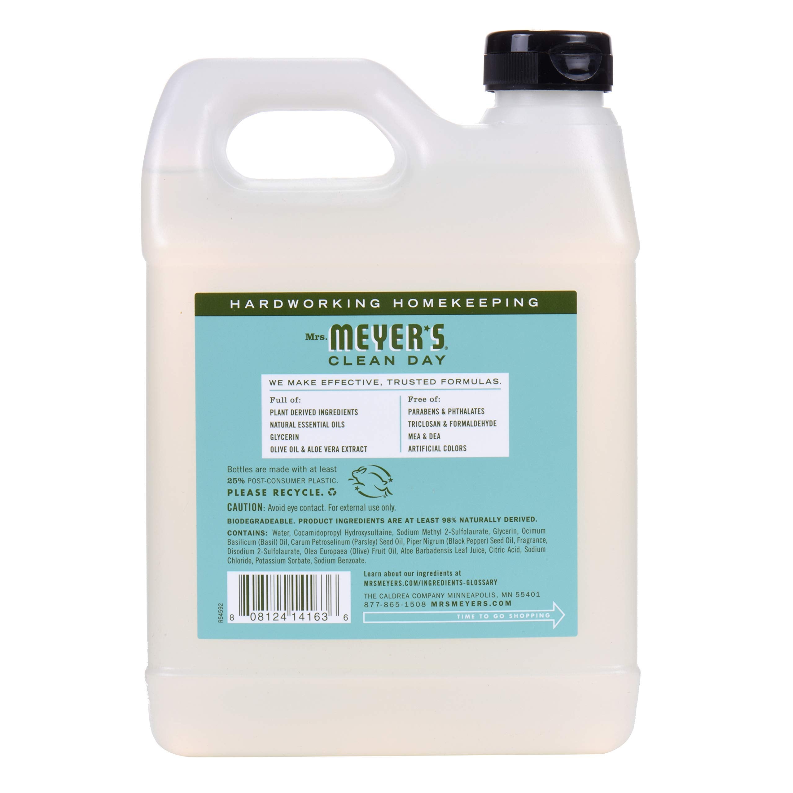 Mrs. Meyer's Clean Day Hand Soap Refill Variety Pack – Basil & Lemon Verbena (2 CT)