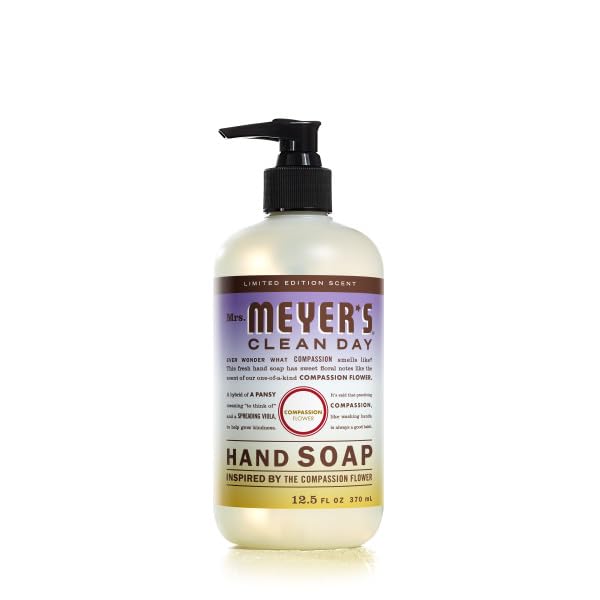 Mrs. Meyer’s Clean Day Hand Soap Variety Pack – 4 Scents, 12.4 oz Each