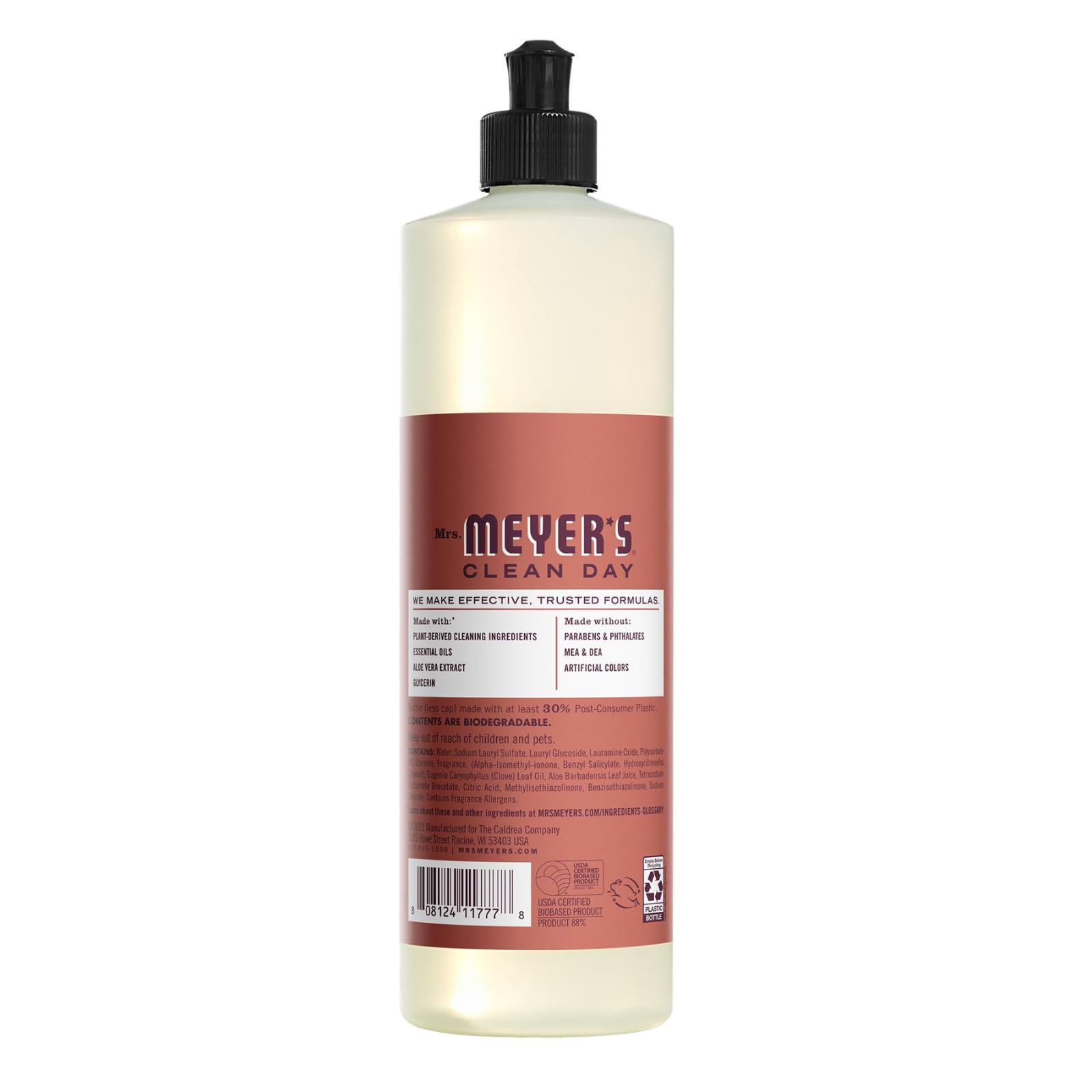 Mrs. Meyer's Clean Day Variety Bundle – Hand Soap 12.5 oz & Dish Soap 16 oz (Fall Leaves)