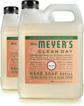 MRS. MEYER'S CLEAN DAY Hand Soap Refill Geranium 33 oz Pack of 2 – Made with Essential Oils