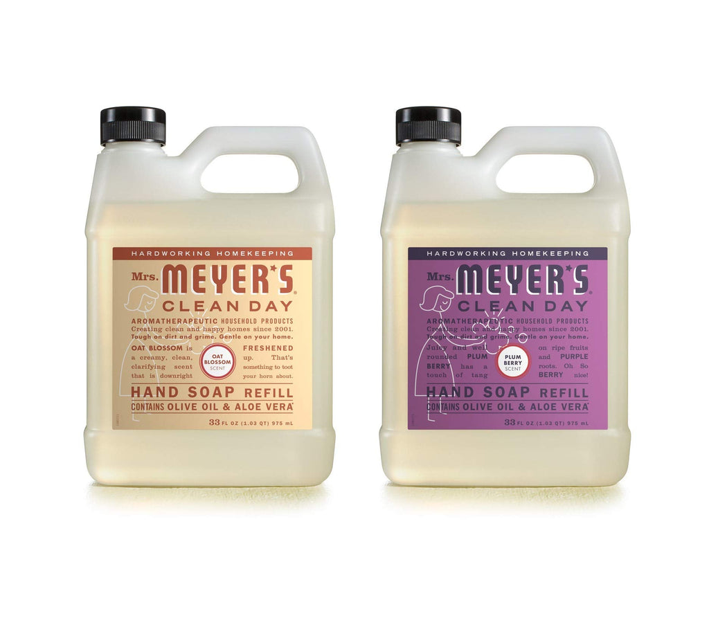 Mrs. Meyer's Clean Day Hand Soap Refill Pack – Oat Blossom & Plum Berry (2 CT)