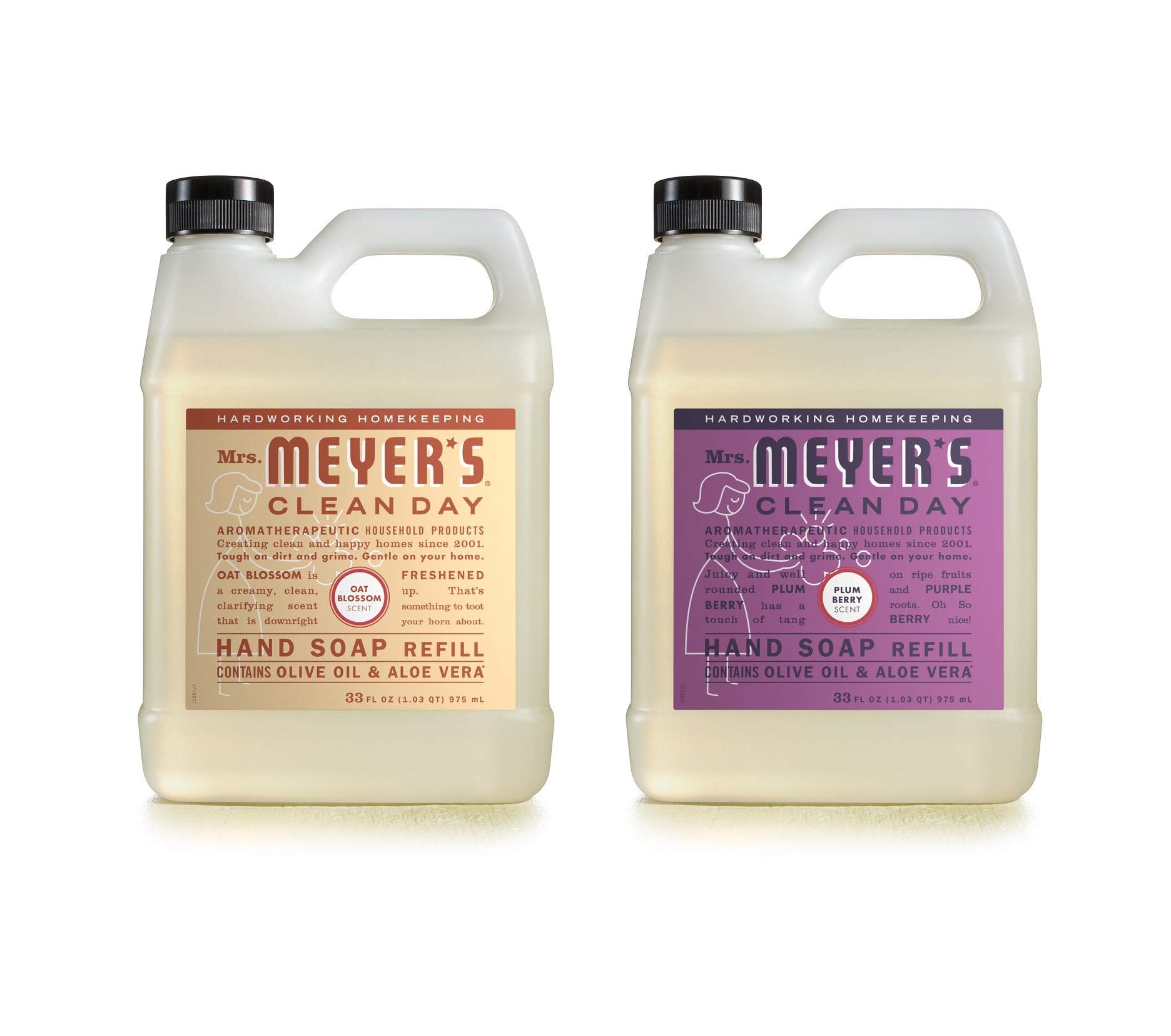 Mrs. Meyer's Clean Day Hand Soap Refill Pack – Oat Blossom & Plum Berry (2 CT)