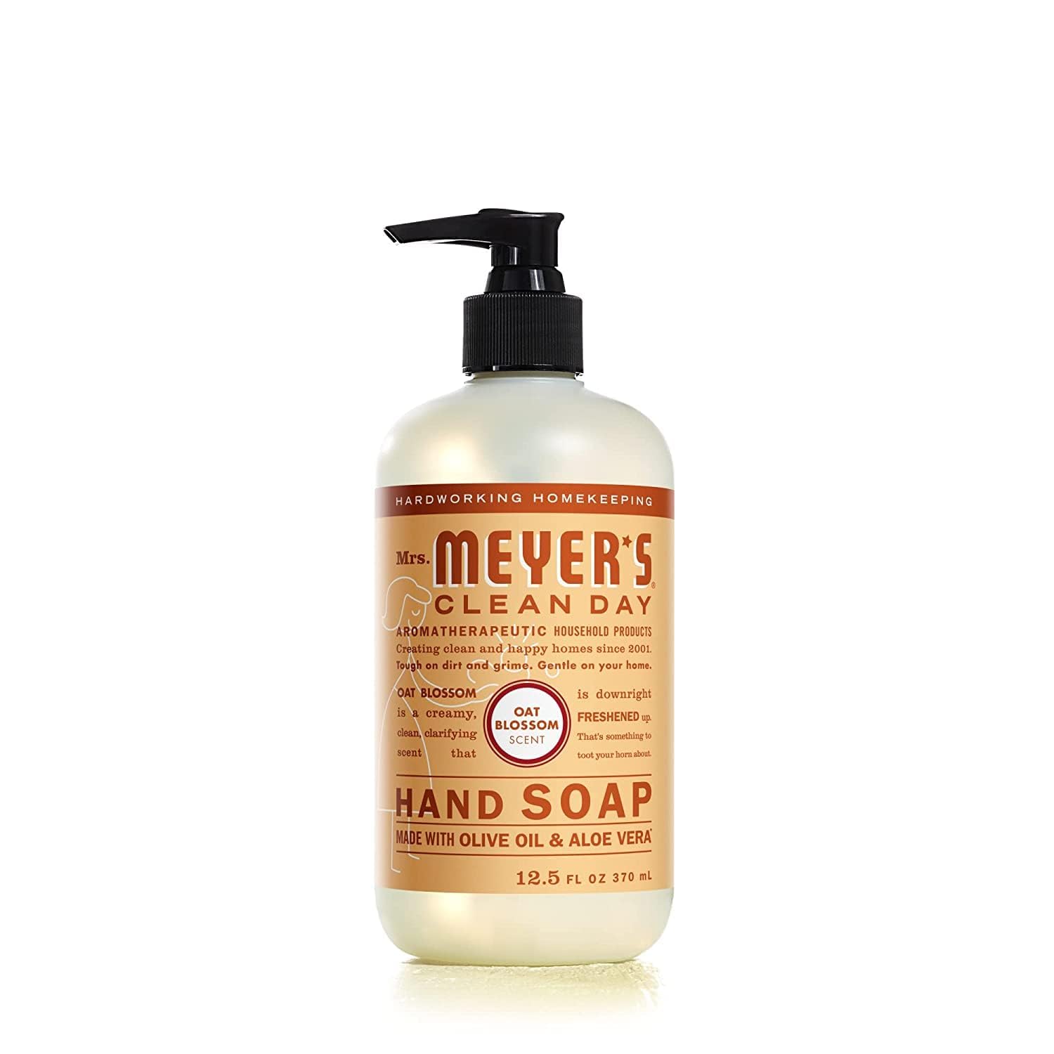 Mrs. Meyer's Clean Day Holiday Hand Soap Bundle – Lavender + Lemon Verbena; Rainwater + Oat Blossom