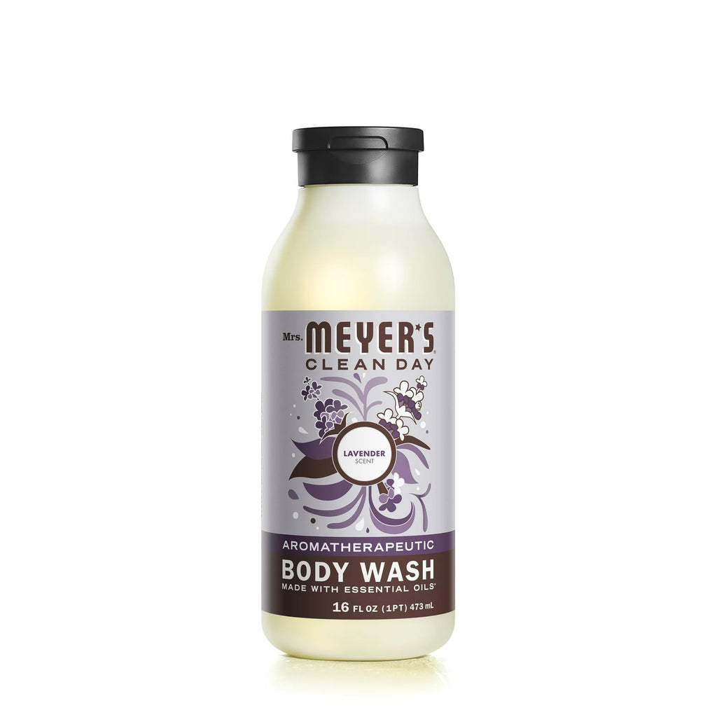 Mrs. Meyer's Clean Day Lavender Body Wash – 16 fl oz, Pack of 2