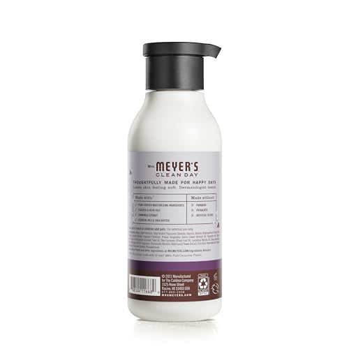 Mrs. Meyer's Clean Day Lavender Body Lotion – Long-Lasting Moisturizer, Cruelty-Free