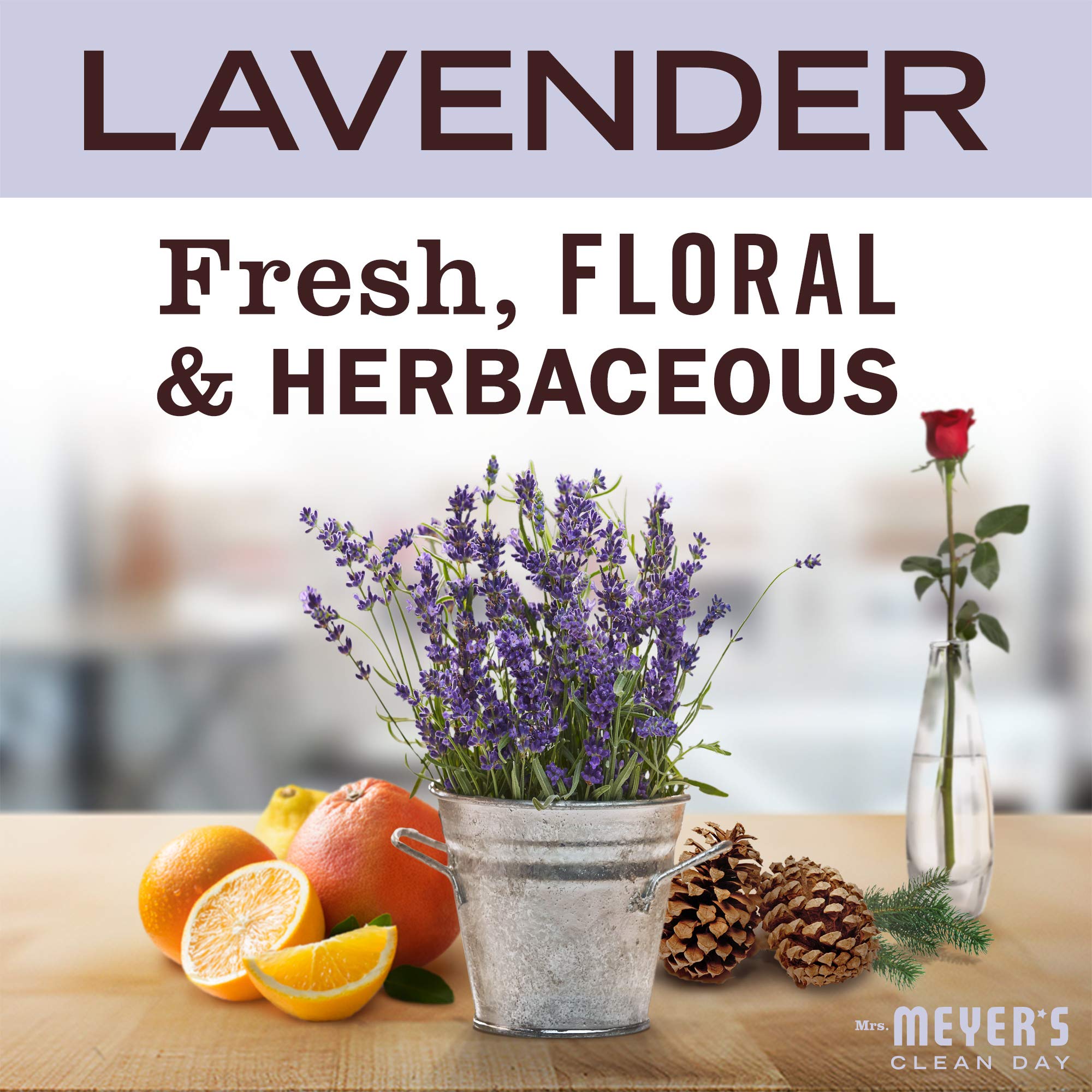 Mrs. Meyer's Clean Day Lavender Body Lotion – Long-Lasting Moisturizer, Cruelty-Free