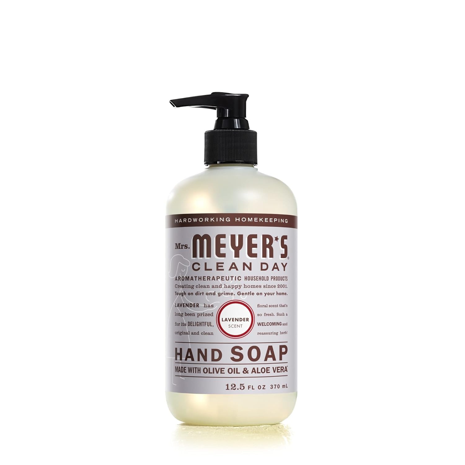 Mrs. Meyer's Clean Day Holiday Hand Soap Bundle – Lavender + Lemon Verbena; Rainwater + Oat Blossom