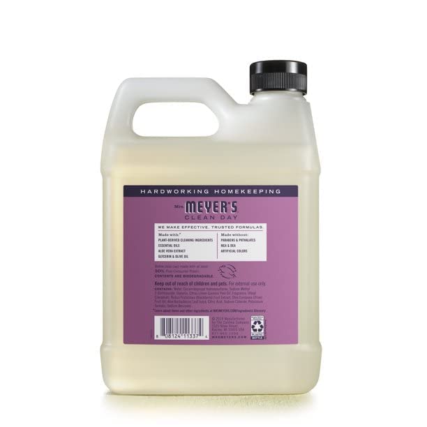Mrs. Meyer's Clean Day Plum Berry Hand Soap Refill, 33 oz (Pack of 3)