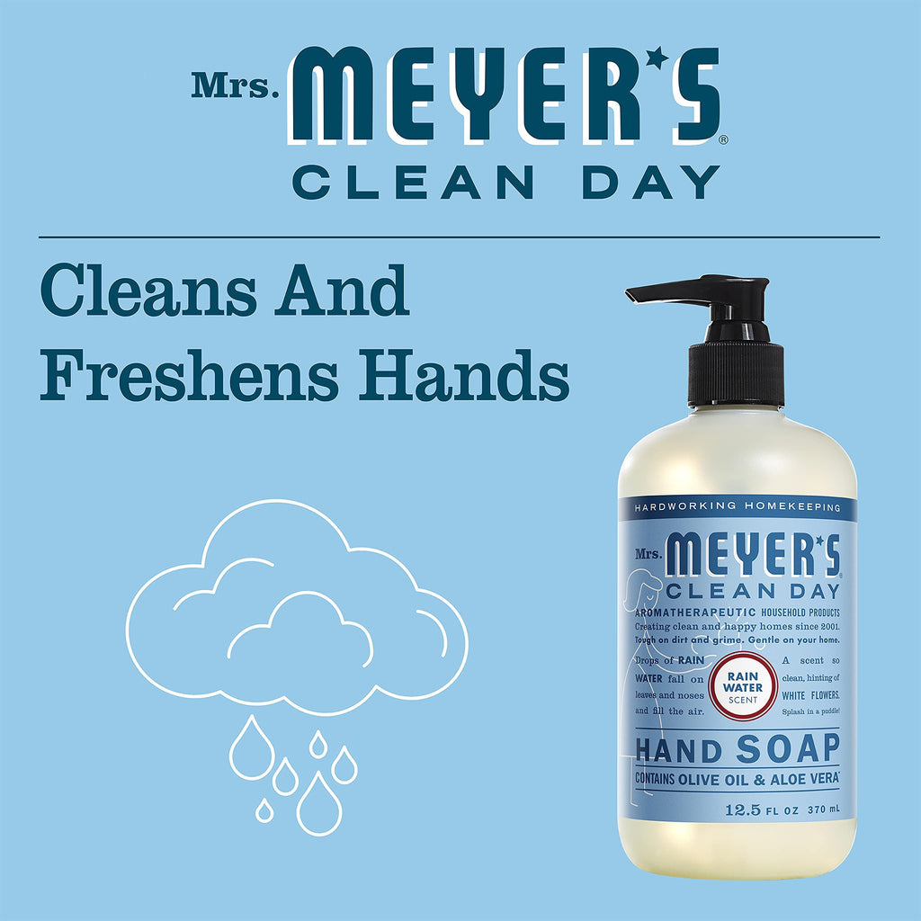 Mrs. Meyer's Clean Day New Spring Scent Variety Pack – Rain Water, Oat Blossom & Plum Berry