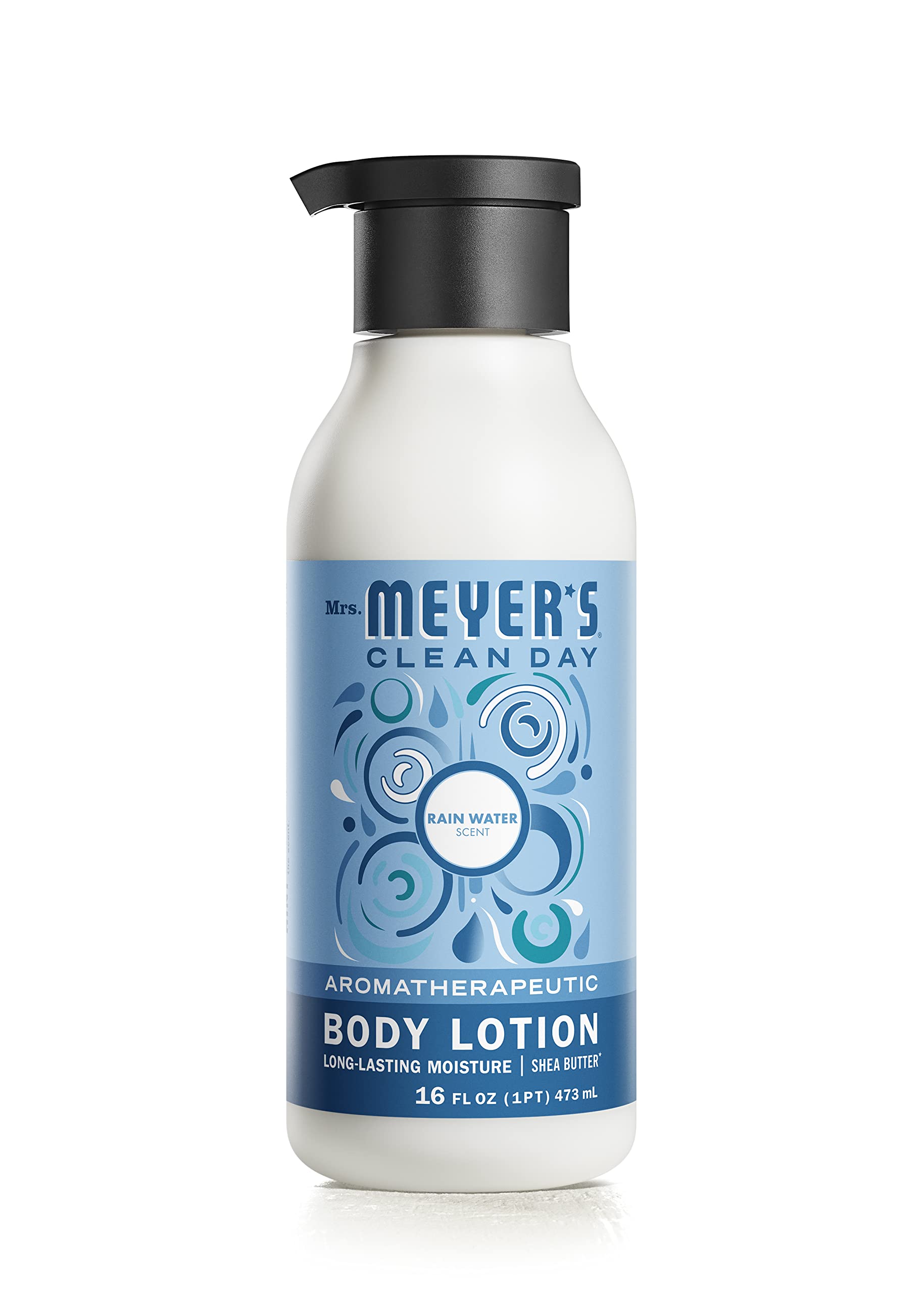 MRS. MEYER'S CLEAN DAY Rain Water Body Lotion – Non-Greasy Moisturizer for Dry Skin, 15.5 oz