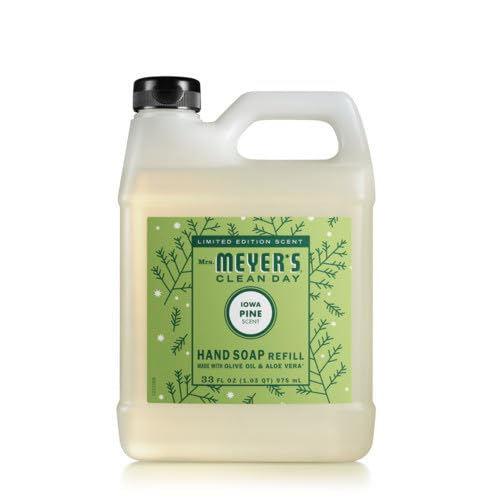 Mrs. Meyer's Clean Day Hand Soap Refills 33 oz Iowa Pine & Snowdrop Variety Pack