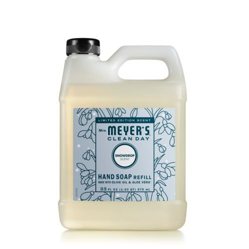 Mrs. Meyer's Clean Day Hand Soap Refills 33 oz Iowa Pine & Snowdrop Variety Pack