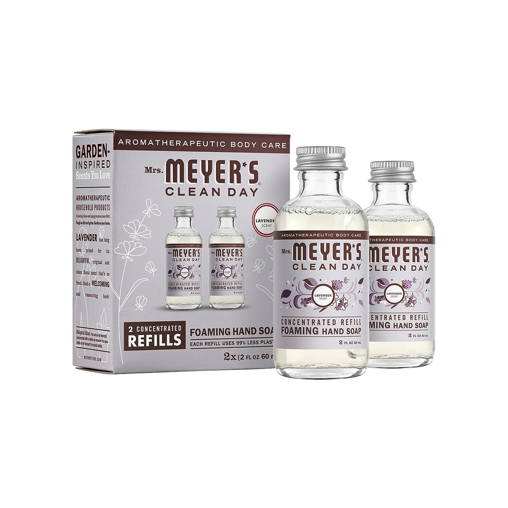 Mrs Meyer’s Lavender Concentrate Hand Soap Refills – 2 CT, 4 fl oz total