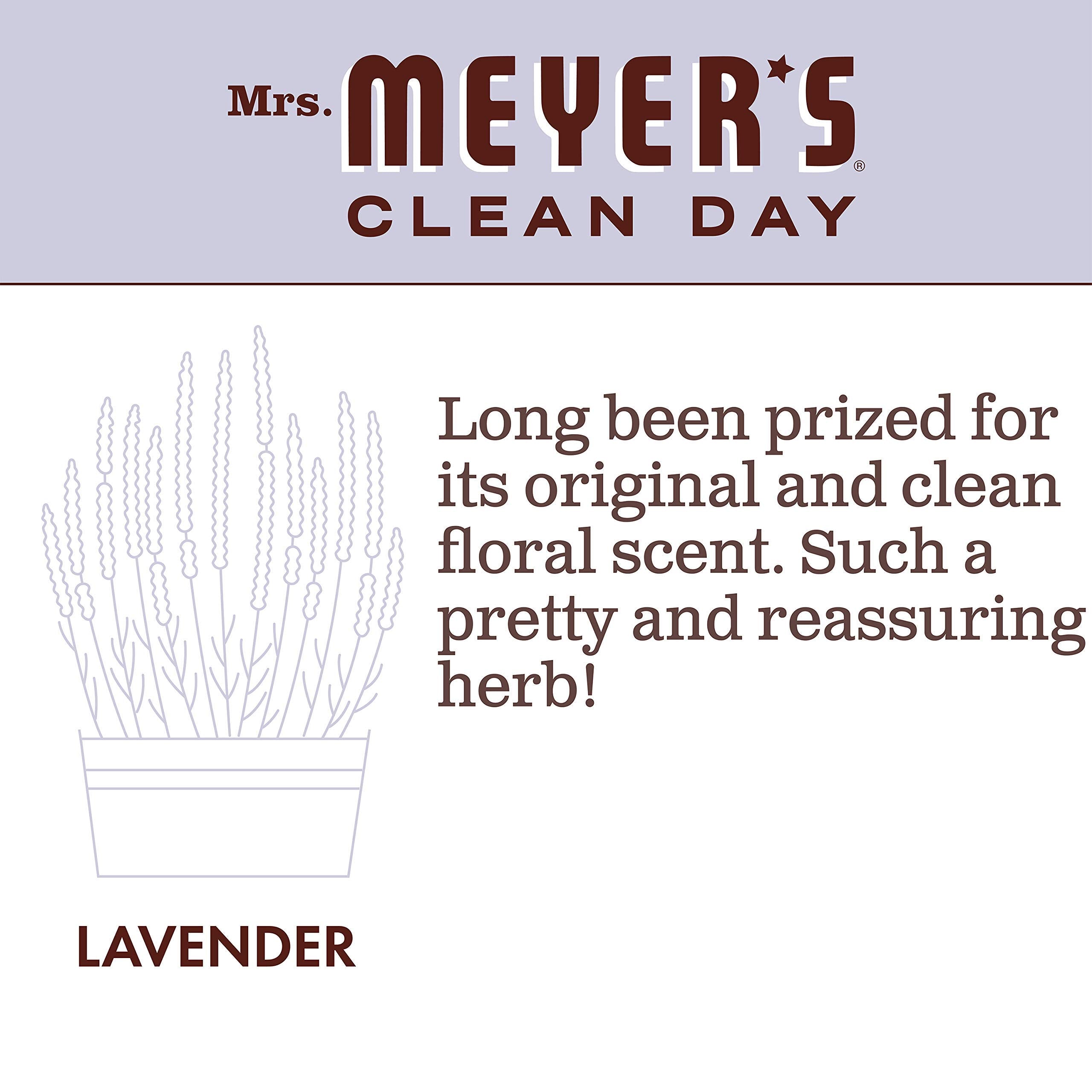Mrs. Meyer's Clean Day Lavender Hand Soap Refill, 33 Fl Oz (Pack of 6)