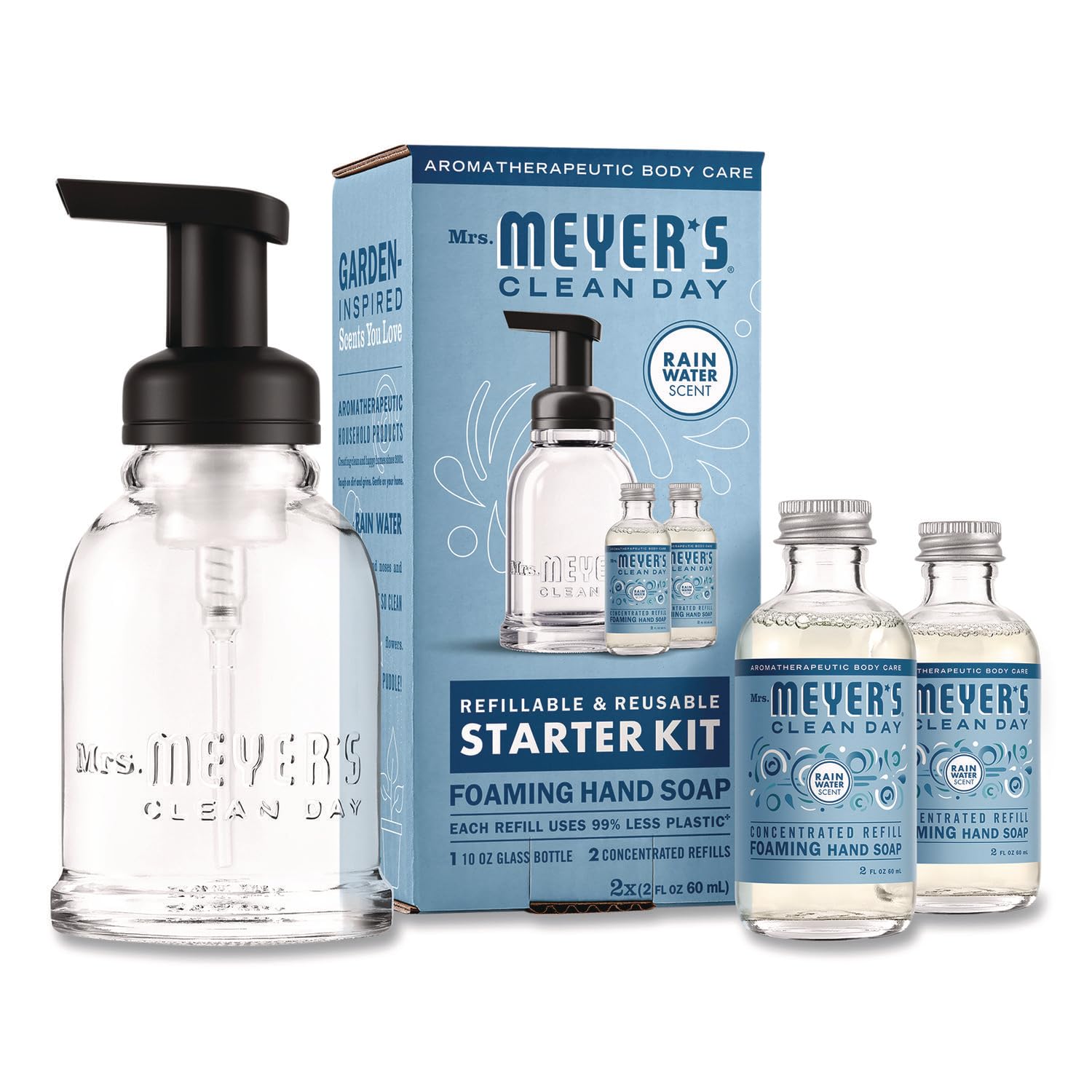 Mrs Meyer's Rainwater Concentrate Hand Soap Refills – 2 CT, 4 fl oz Each