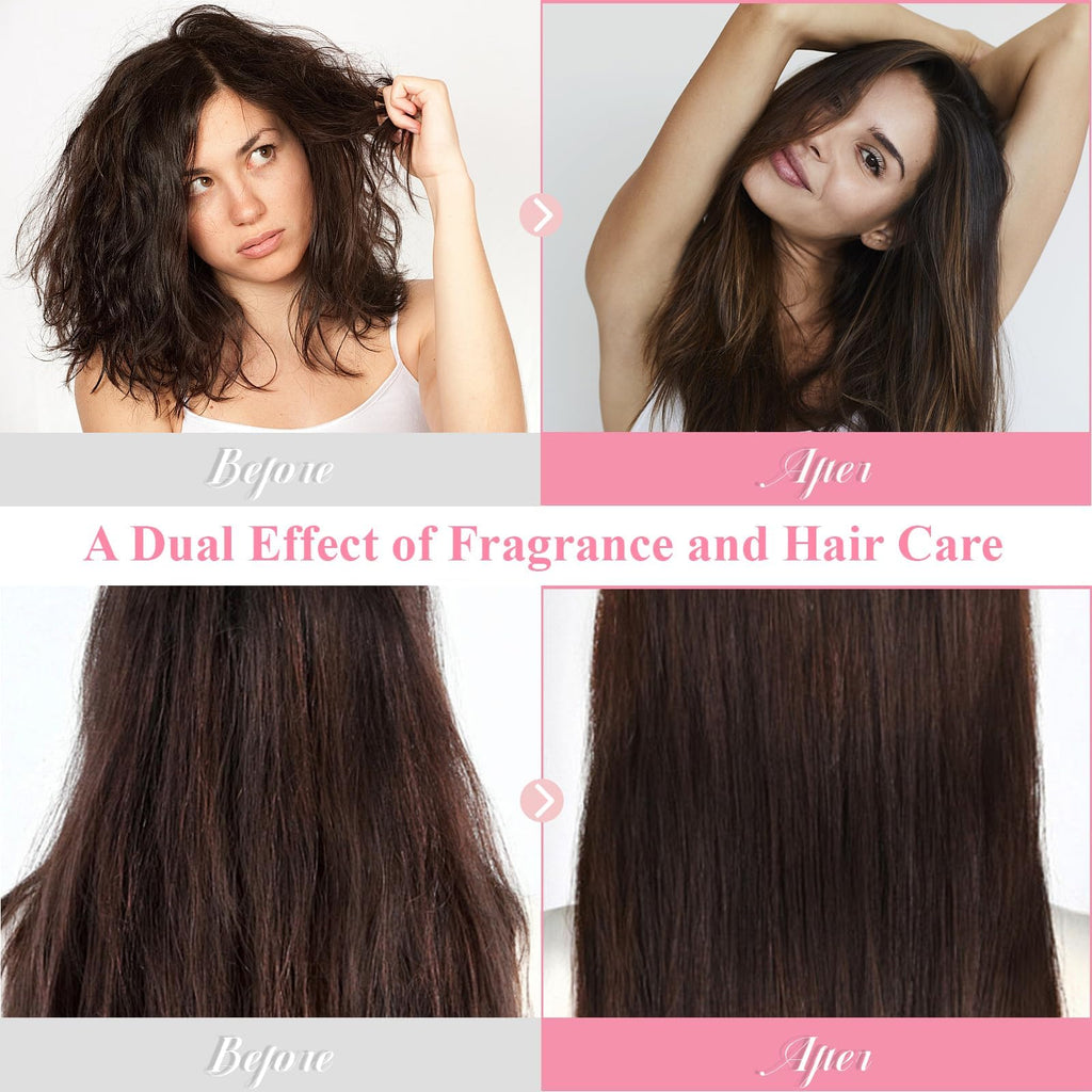 Msktasy Hair Perfume for Women – Long-Lasting Rose Scent, Frizz Control & 2-in-1 Hydration