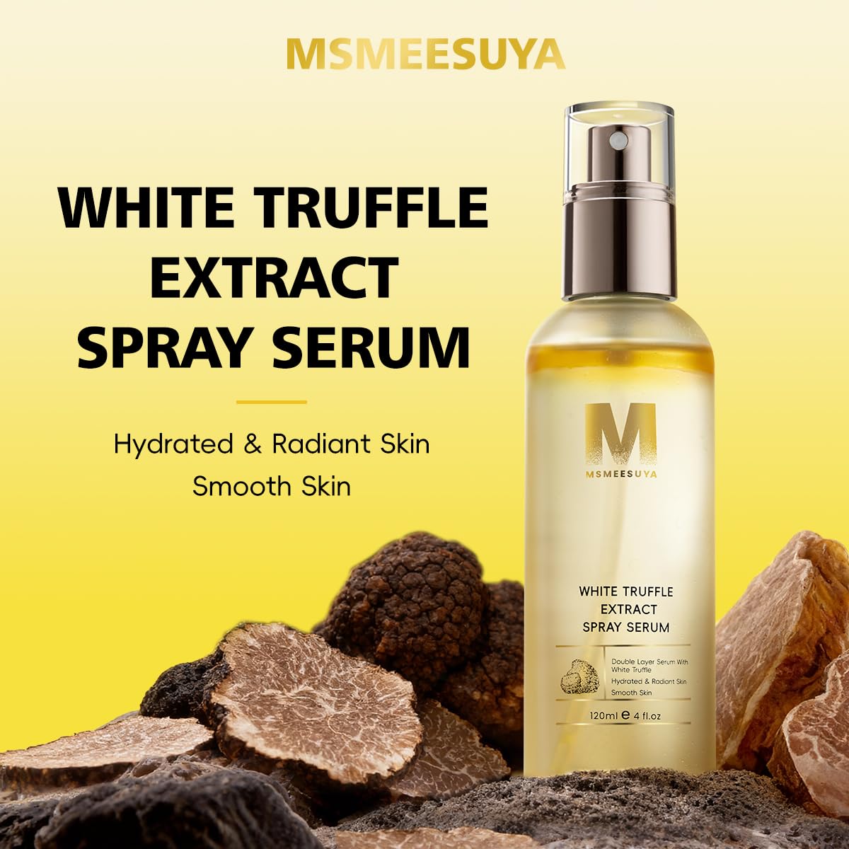 MSMEESUYA 2Pack White Truffle First Spray Serum – Hydrating Face Mist, Glow Boost, 120ml