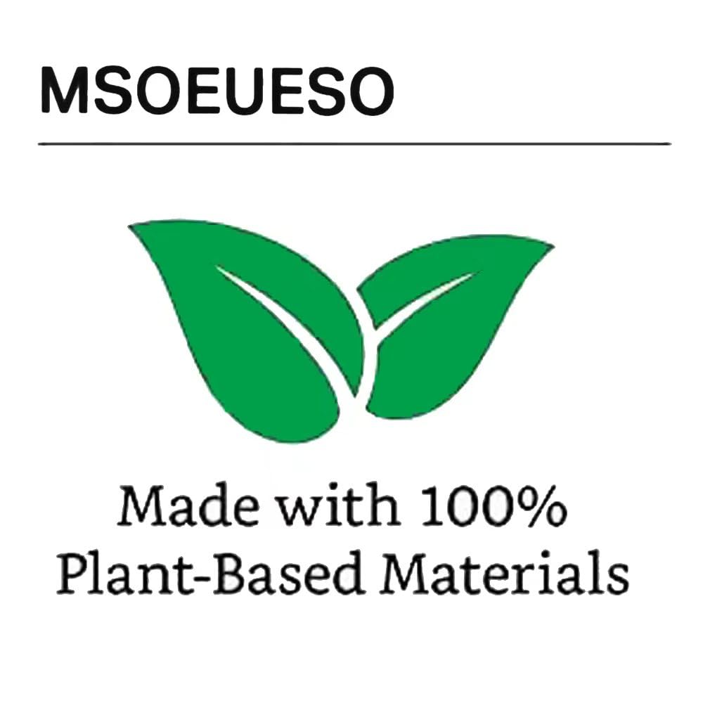 MSOEUESO Soft Dry Wipes Cotton Facial Tissues – 300 Count (Pack of 3), Lint-Free & Biodegradable