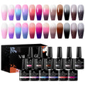 MSRUIOO 12Pcs Color Changing Gel Nail Polish Set – Mood-Triggered, Soak Off, 8ml