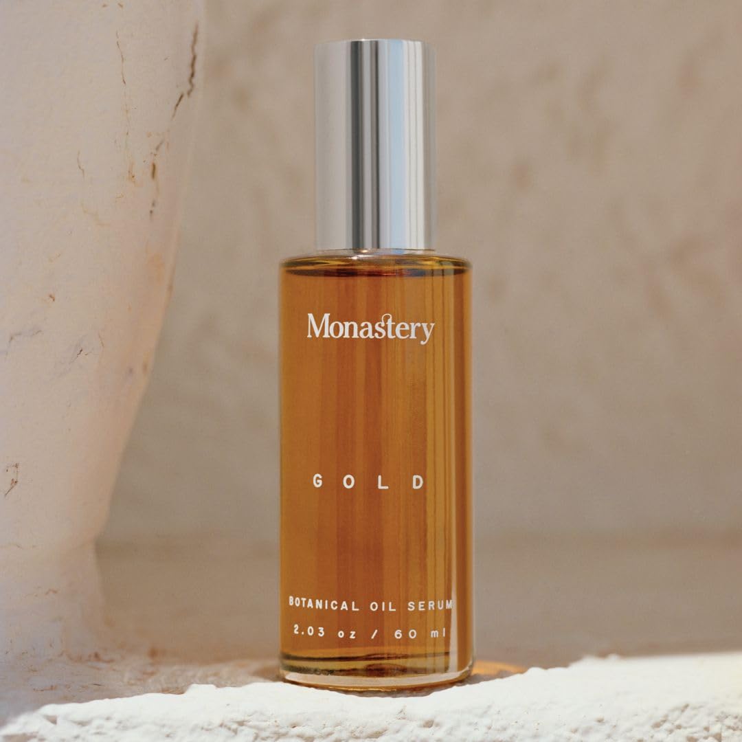 MST MONASTERY Monastery Gold Face Moisturizer – 60ml with Rare Sandalwood Nut Oil