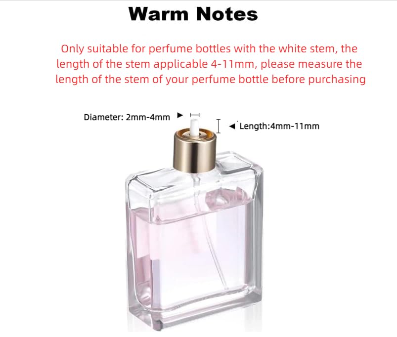 MUB 10ml Perfume Refill Kit – 2 Syringes, 4 Adapters for Easy Fragrance Transfer