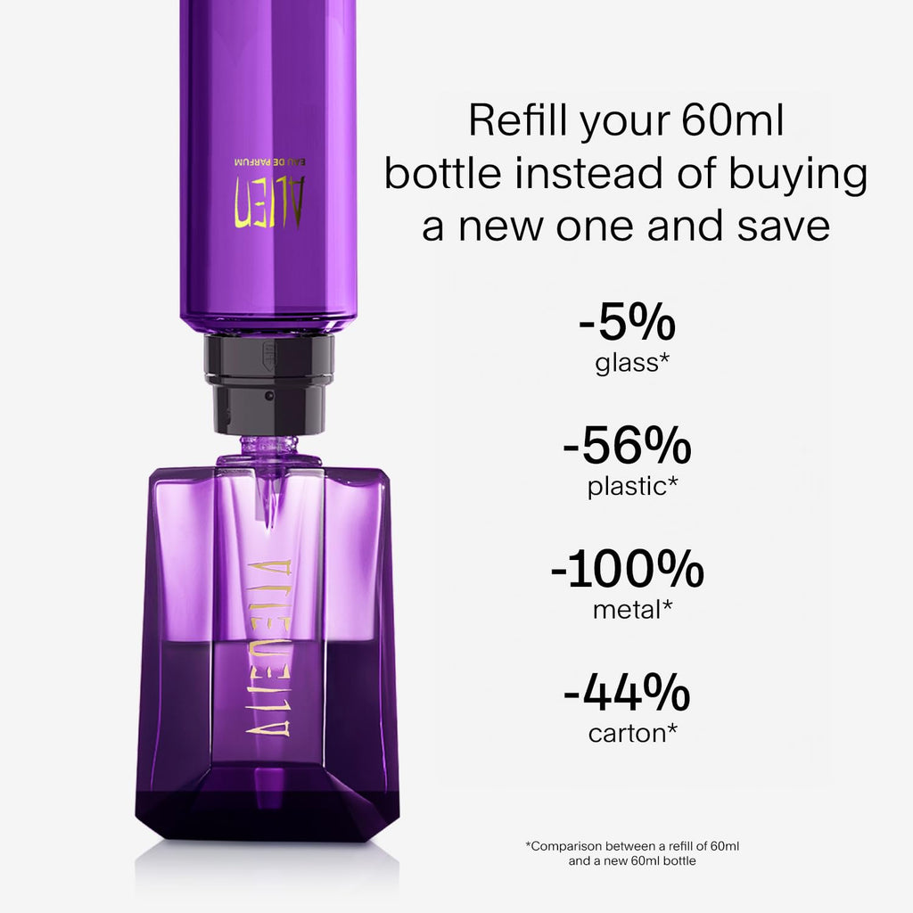 Mugler Alien Eau de Parfum – Women’s Floral & Woody Perfume, Jasmine, Cashmere Wood & Amber, 2.0 fl oz