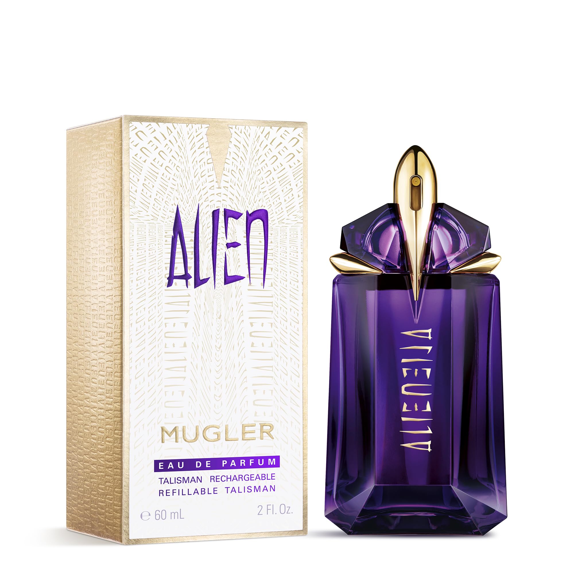 Mugler Alien Eau de Parfum – Women’s Floral & Woody Perfume, Jasmine, Cashmere Wood & Amber, 2.0 fl oz