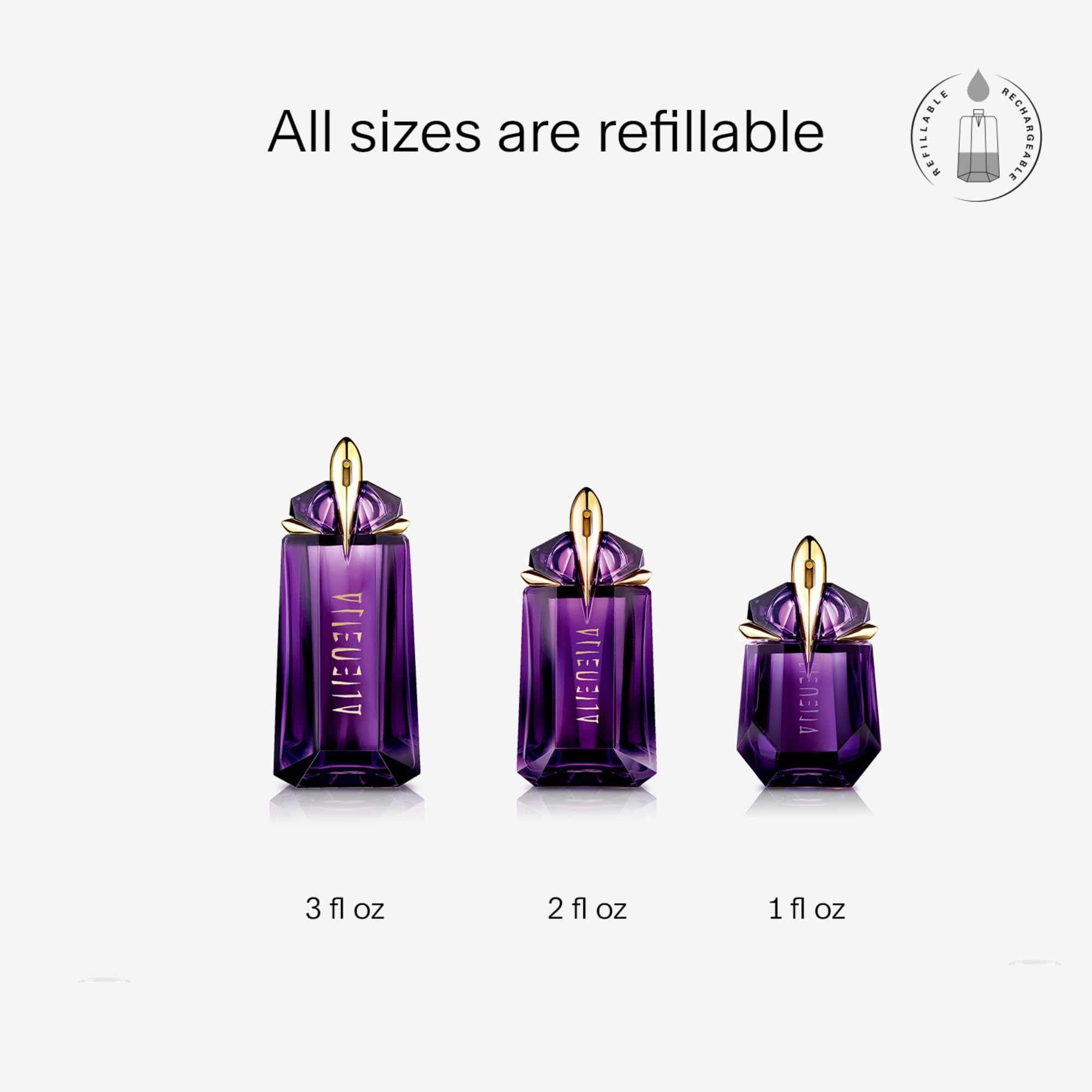 Mugler Alien Eau de Parfum – Women’s Floral & Woody Perfume, Jasmine, Cashmere Wood & Amber, 2.0 fl oz