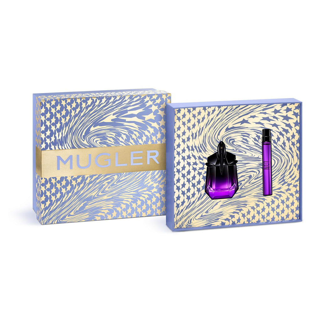 MUGLER Alien Extraintense Eau de Parfum Travel Set for Women – 1 oz Full Size + 0.3 oz Travel Size