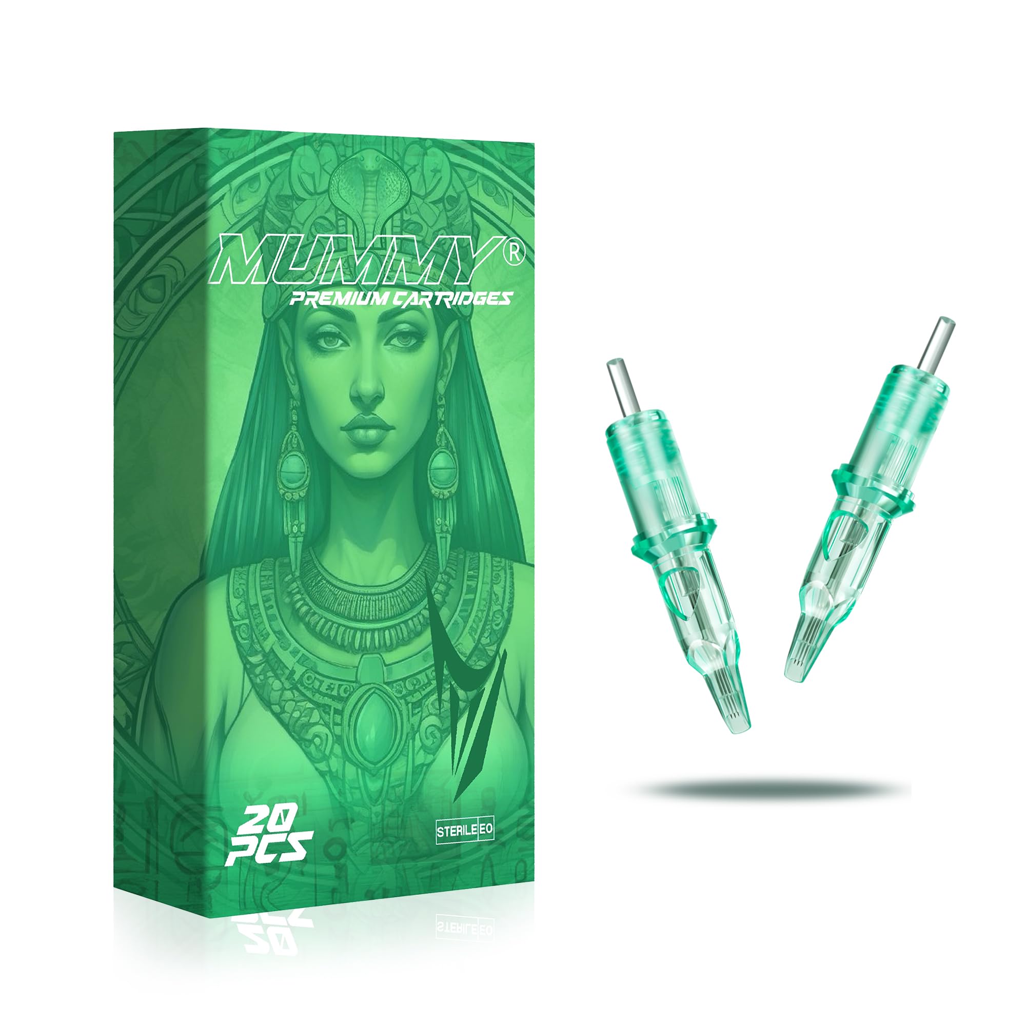 Mummy Cartridge Tattoo Needles Disposable 20Pcs Box – TG-1215RM
