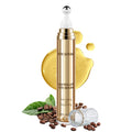 MUOCOBU Caffeine Eye Serum | 20ML Hyaluronic Acid Under-Eye Cream for Dark Circles, Puffiness & Fine Lines | 360° Roller Ball