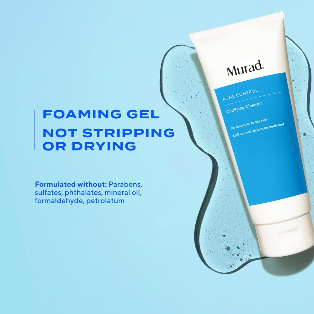 Murad Acne Control Clarifying Cleanser – Salicylic Acid & Green Tea for Oil Control (5 oz)