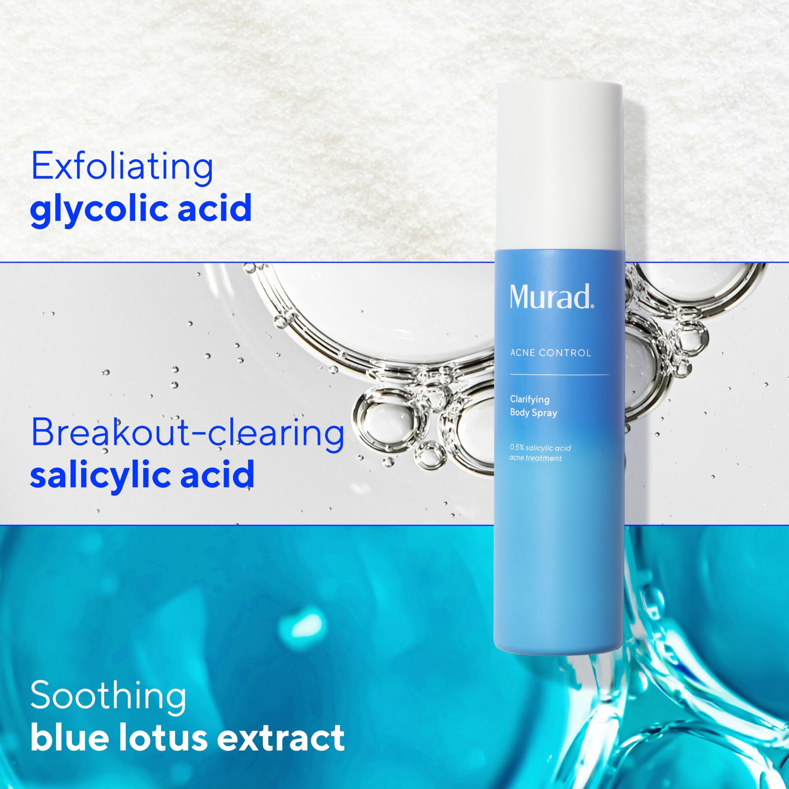 Murad Clarifying Body Spray - Daily Salicylic Acid Treatment, 6 fl oz