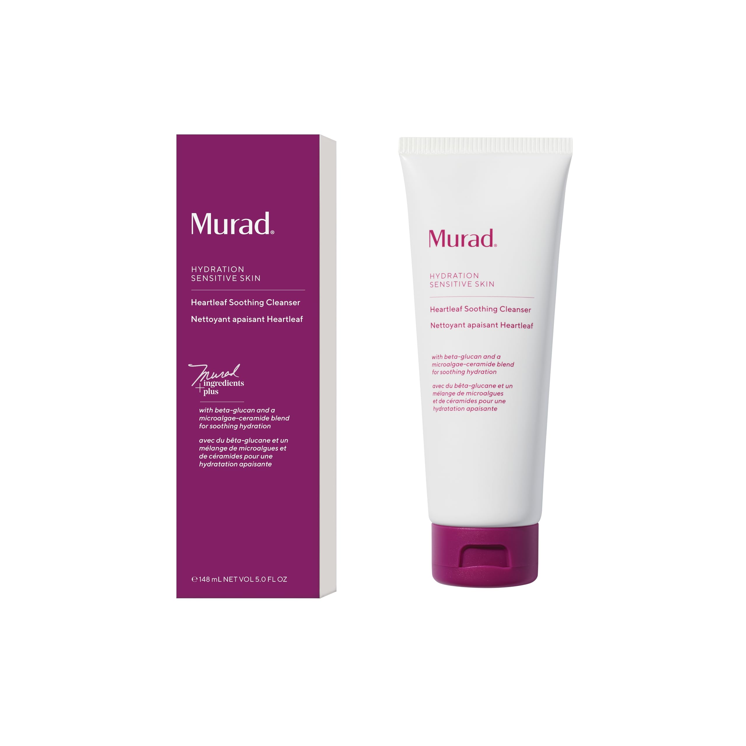 Murad Heartleaf Soothing Cleanser | Gentle Face Wash for Sensitive & Eczema-Prone Skin | 5 oz