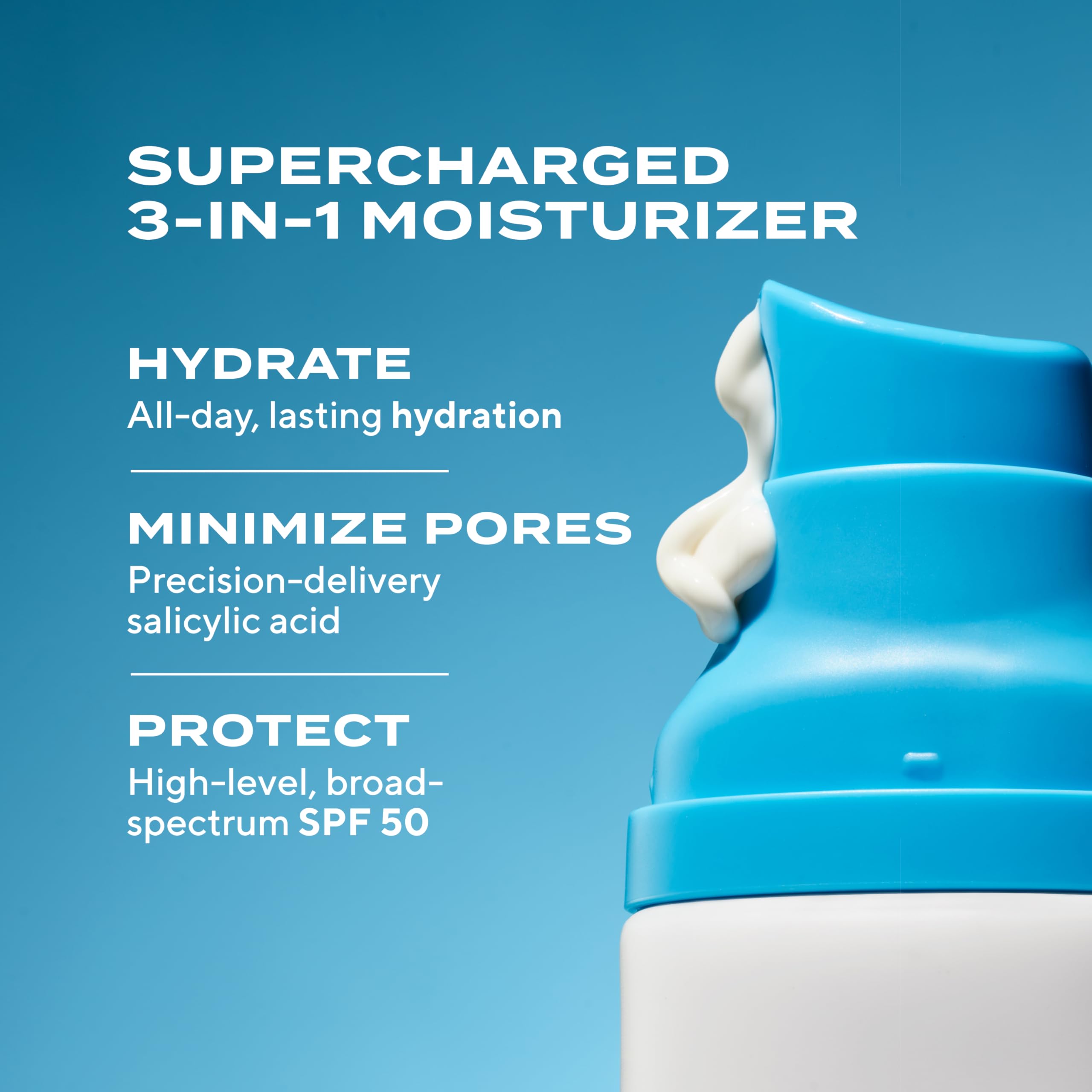 Murad Superactive Mattifying Oil and Pore Control Moisturizer SPF 50 - Shine-Free Hydration & Texture Smoothing (1.7 oz)