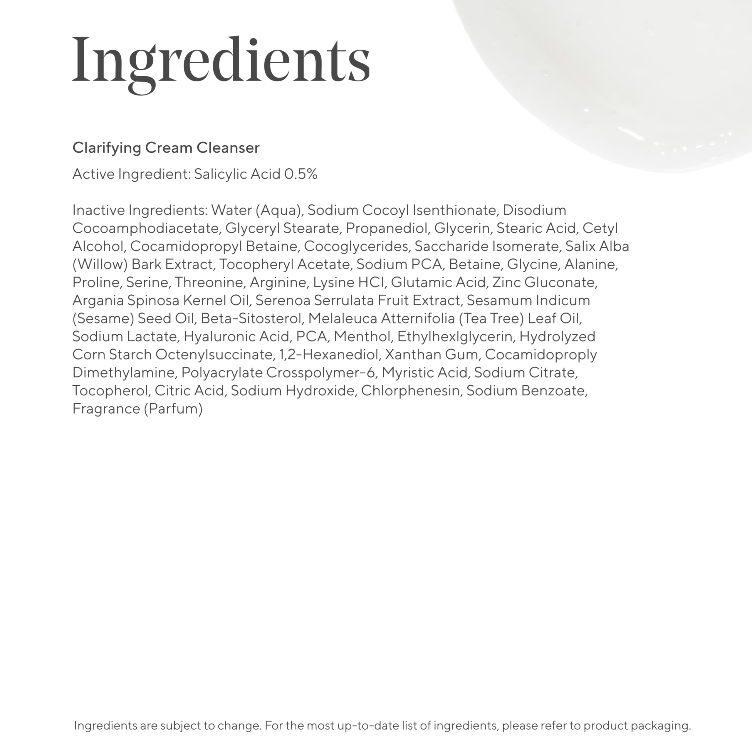 Murad Acne Control Clarifying Cream Cleanser | Gentle Salicylic Acid Face Wash for Acne-Prone Skin