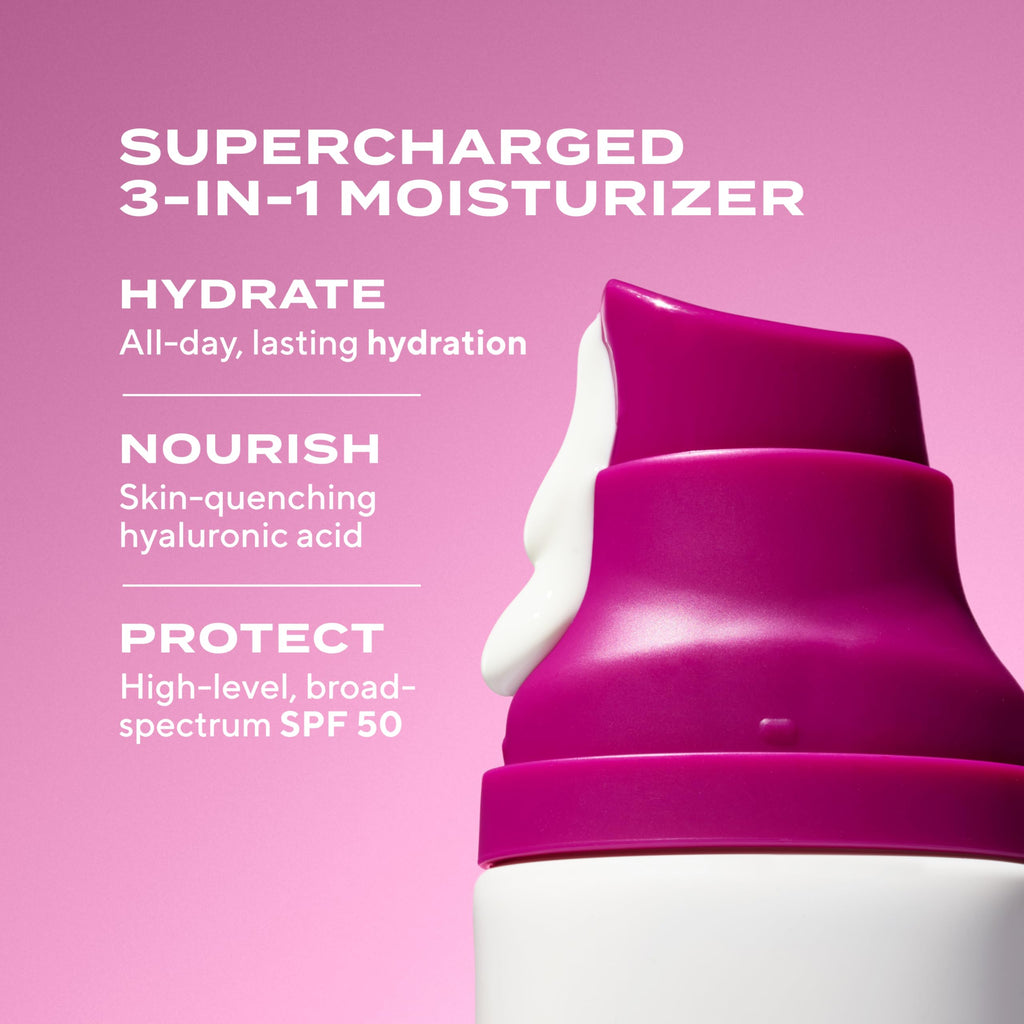 Murad Superactive Hydrating Moisturizer SPF 50 — Dewy Hydration with Hyaluronic Acid (1.7 fl oz)