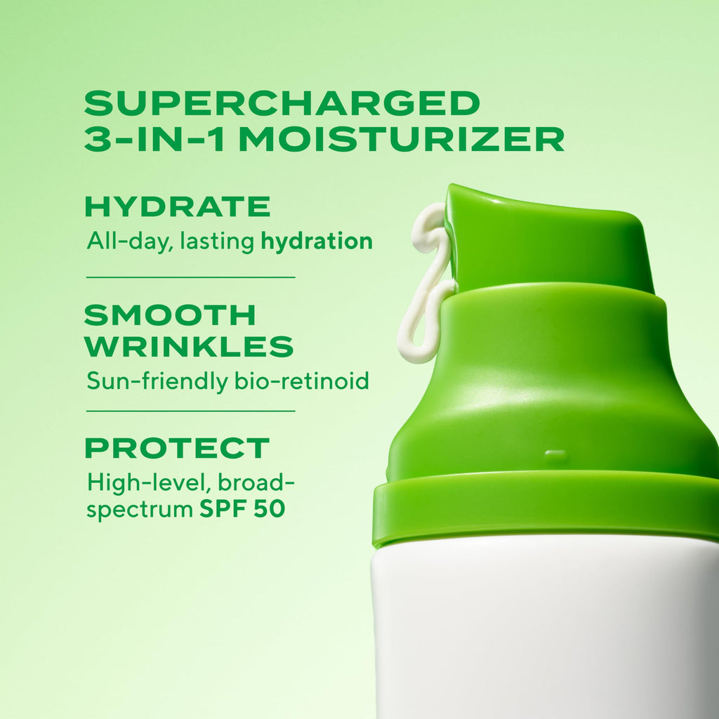 Murad Superactive SPF 50 Moisturizer – Bio-Retinoid Wrinkle-Fighting, Ultra-Sheer Sunscreen