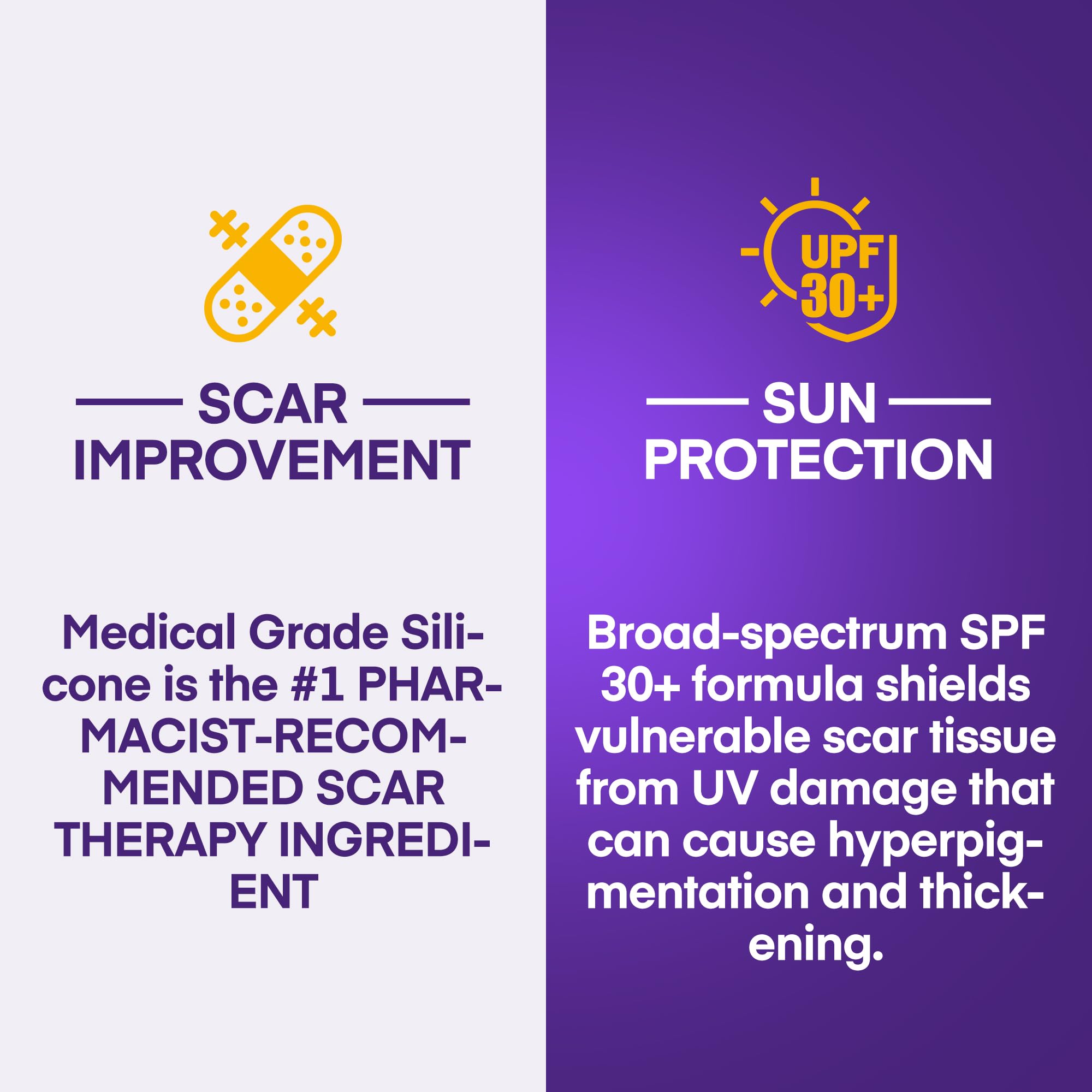 MURASAKI BEAUTY Silicone Scar Gel SPF 30 – Advanced Medical-Grade Scar Cream 1.06oz