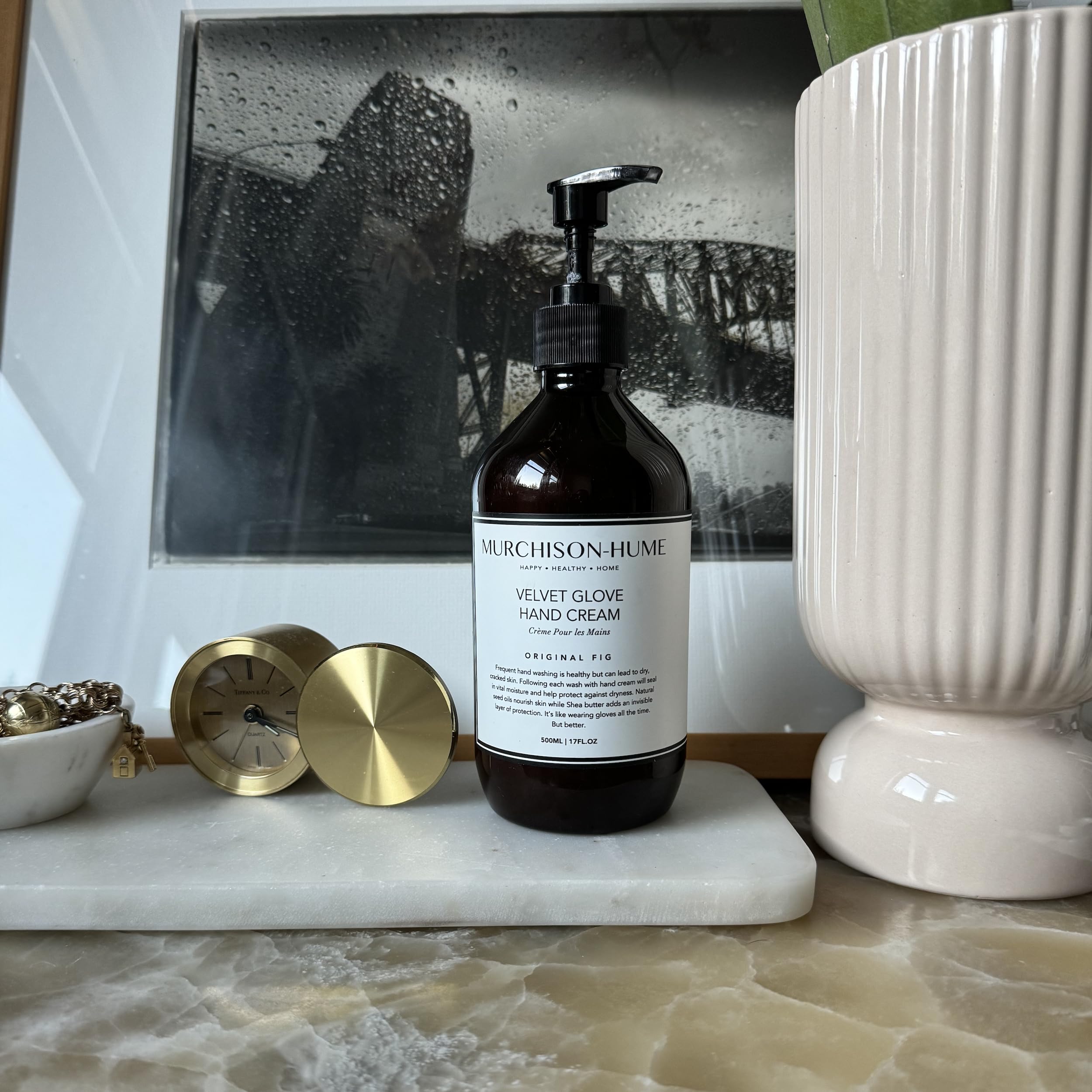 Murchison-Hume Velvet Glove Hand Cream – Nourishing Fruit Extracts & Seed Oils, 24-Hour Hydration, Original Fig